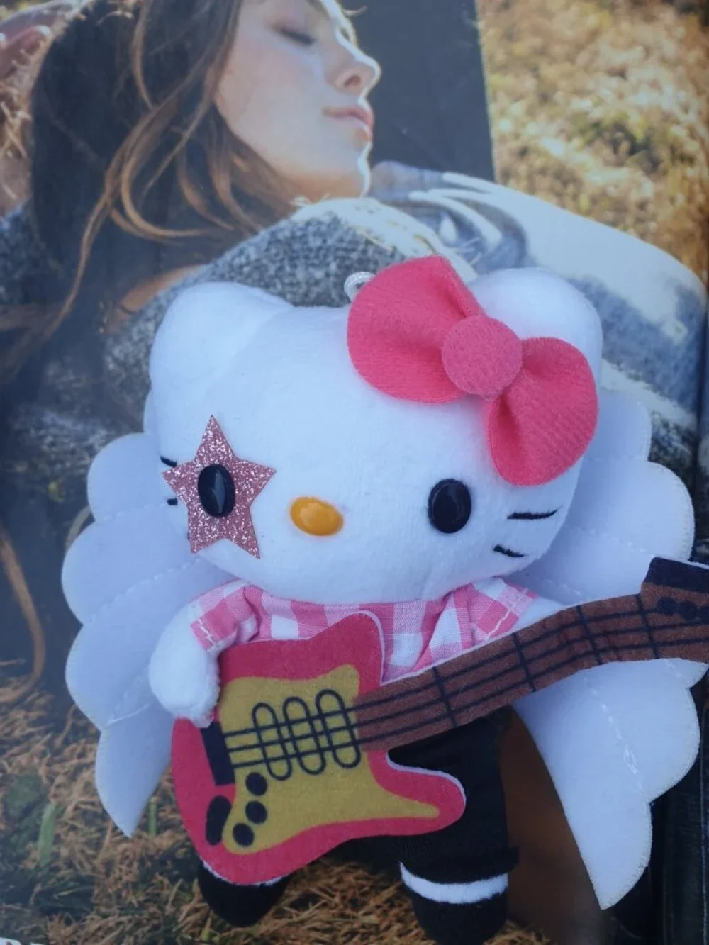 Hello Kitty Plush Fashion Key Chain Keyring Handbag Charm Women Accessory Gift